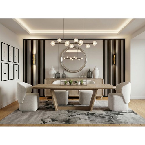 5pc extendable dining table - extendable,