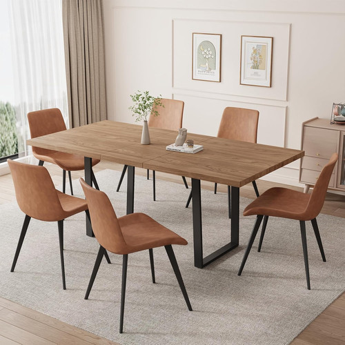 Mid century extendable dining - mid-century,
