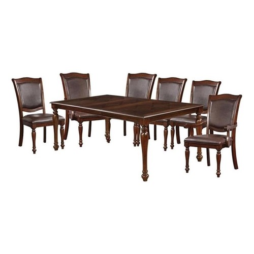 Benjara veni 7pc dining - dining, table