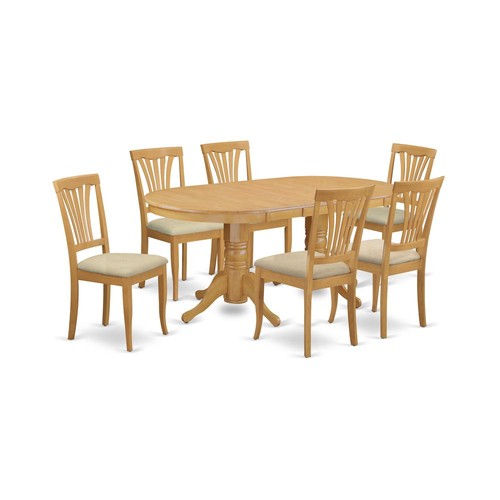Vaav7 oak dining room - 7, pc
